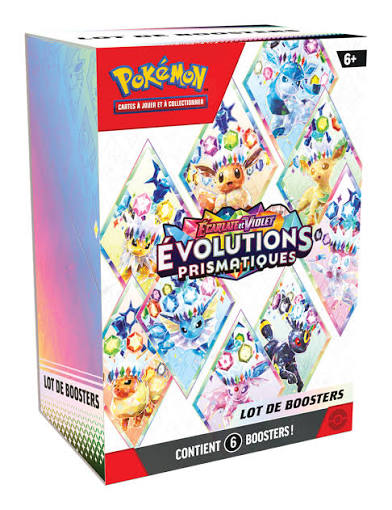 Bundle Pokémon Évolutions Prismatiques - 6 Boosters FR