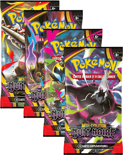 Booster Pokémon Méga-Évolution Nuit Noire ENG Solo