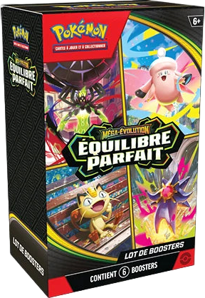 Bundle Pokémon Méga-Évolution Équilibre Parfait 6 Boosters ENG