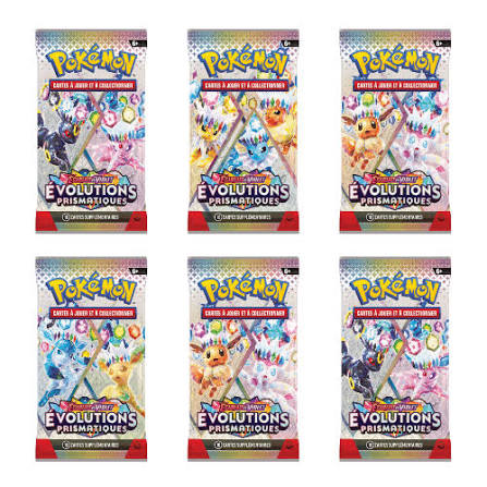 Booster Pokémon Évolutions Prismatiques FR - 10 Cartes