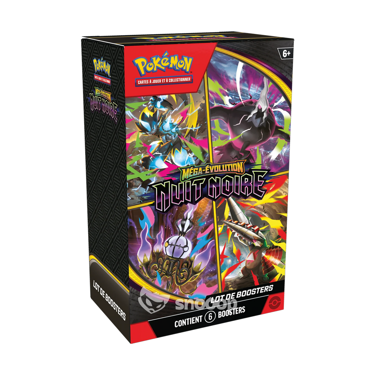 Bundle Pokémon Méga-Évolution Nuit Noire - Lot de 6 Boosters FR