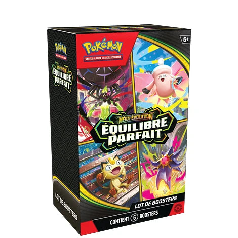 Bundle Pokémon Méga-Évolution Équilibre Parfait - 6 Boosters FR